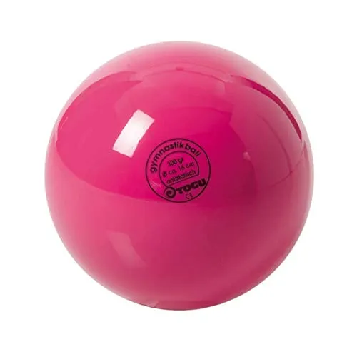 Togu Mini-Gymnastikball Standard Unlackiert 16 cm Pink in pink von TOGU