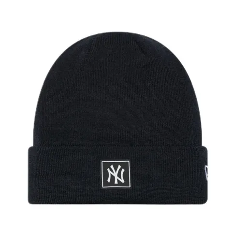 New Era Beanie Winter Mütze Team Cuff NY Yankees One Size Schwarz MLB NEU & OVP
