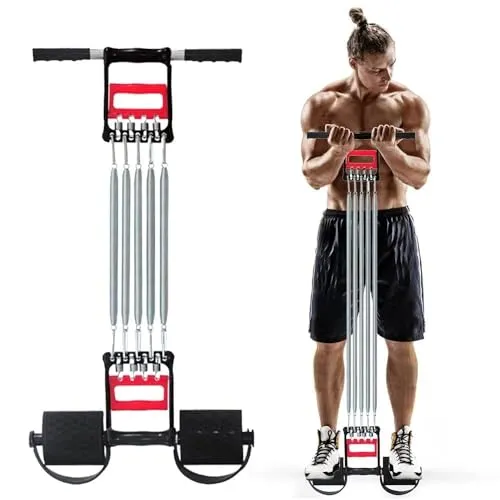 COVVY 3-in-1 Multifunktionales Sportgerät für Bauchtrimmer, Handgreifer und Expander