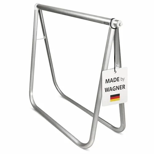 WAGNER Design Klappbock - Aluminium Klapptisch für Homeoffice und mehr - Vielseitiger Klappbock aus Aluminium mit Edelfinish, ideal für individuelle Tische. Ausklappbar und platzsparend, perfekt für Homeoffice, Esstische oder Spieltische. Made in Germany.