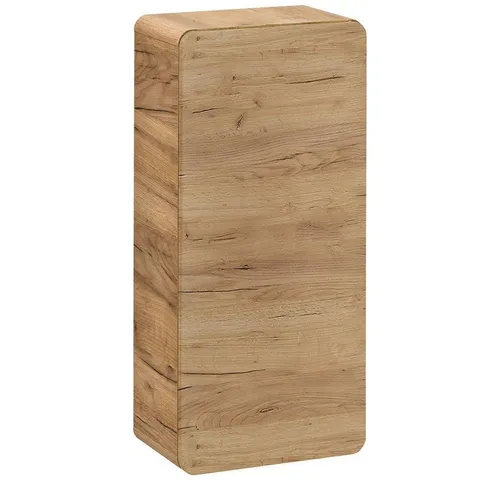 Lomadox Badmöbel Hängeschrank Wotan Eiche Nb., 1-türig - Moderner Medizinschrank in Wotaneiche Nb. mit Softclose-Tür und zwei Fächern, ideal für ein stilvolles Badezimmer. Lieferung im 2-Mann-Handling zur Selbstmontage.