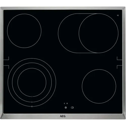 Kochfeld HE604070XB - Kochfelder mit Mehrzonen-Funktion: Optimierte Kochoptionen für alle Kochgeschirre, inklusive ovaler Mehrzweckkochzone und seitlichen Restwärmeanzeigen.