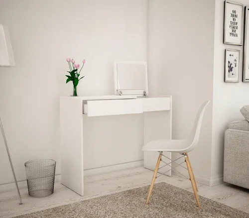 Matkam Möbel Schminktisch, Weiß