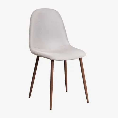 SKLUM Esszimmerstuhl Glamm Braun Mokka Dunkles Holz