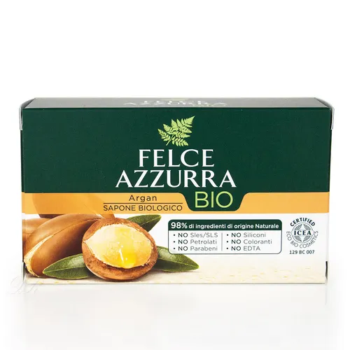 Paglieri Felce Azzurra BIO Argan Seife 125 g ohne Farbstoffe