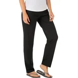 Trigema Damen Schlafanzughose 537092, Schwarz XL - Schlafanzughosen für Damen, klassische 1/1 lange Hose aus DELUXE-Single-Jersey für höchsten Tragekomfort und eine perfekte Passform.