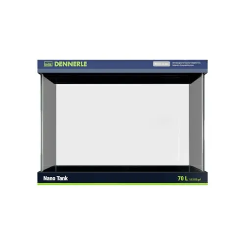 Dennerle Nano Tank White Glass - 70 Liter - Aquascaping Aquarium aus Weißglas - Elegantes 70-Liter-Aquarium aus hochwertigem Weißglas mit abgerundeten Ecken für eine beeindruckende Panoramawirkung. Ideal für kreative Aquascaping-Projekte.