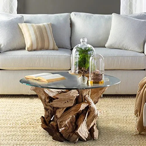 Möbel Bressmer Wurzelholz Couchtisch IKAL 80cm rund von Möbel Bressmer