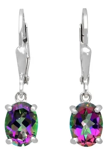 Firetti Paar Ohrhänger mit Topas Edelstein in grün von Firetti