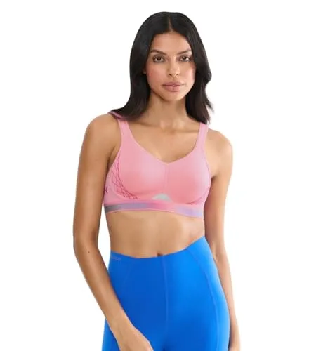 Triumph Triaction Cardio Flow P EX Sport-BH – Atmungsaktiv und Starker Halt in Bubble Gum Pink