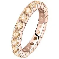 CHRIST Damen-Ring 925er Silber mit recyceltem Zirkonia in Roségold - Eleganter Damen-Ring aus 925er Silber, verziert mit recyceltem Zirkonia in Roségold – ein nachhaltiges Schmuckstück für stilbewusste Frauen.