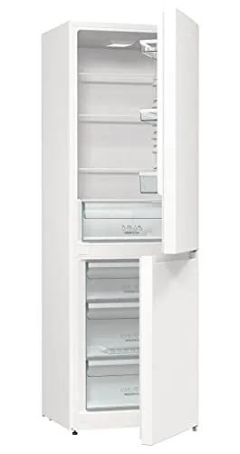 Gorenje RK 6192 EW4 Kühl-Gefrierkombination - Kühlschrank mit FrostLess-Technologie und CrispZone für optimale Frische, 314 l Fassungsvermögen und energieeffizient mit nur 222 kWh jährlich.