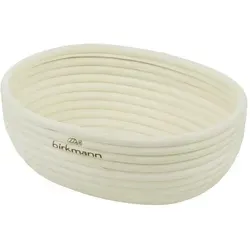 Birkmann, Laib & Seele Gärkörbchen oval, 24,5 x 18,5 cm, Peddigrohr, Brotkorb für Teige und Brote bis 1000 g, 209077