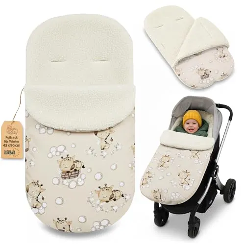 Winterfußsack für Kinderwagen und Buggy 90x45 cm