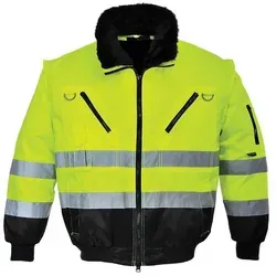 Portwest Hi-Vis Warnschutz 3-in-1 Pilotjacke XXL in gelb von Portwest