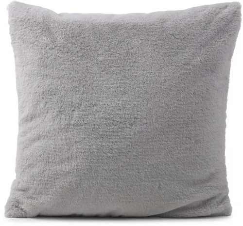 Gözze Dekokissen Uni Flauschkissen LaPit in silber von Gözze