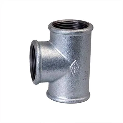 Temperguss verzinkt T-Stück IG 1