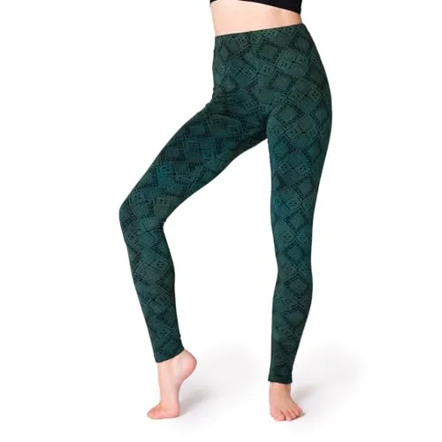 PANASIAM Leggings Ornament, Petrol, S