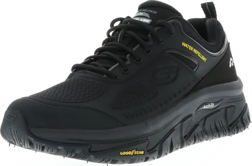 Skechers Arch Fit Road Walker - Recon 237333-BBK Herren - Sneaker mit wasserabweisendem Obermaterial und herausnehmbarer Innensohle für optimalen Tragekomfort. Ideal für Outdoor-Aktivitäten.