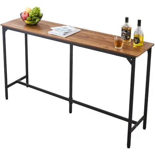 VEVOR Bartisch mit abgerundeten Kanten – Ausziehbarer Stehtisch für Minibar