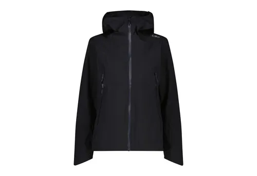 CMP Woman Jacket FIX Hood antracite (U423) 38 - Funktionsjacke für Damen mit innovativer Clima-Protect-Membran für optimalen Schutz vor Wind und Regen, ideal für Outdoor-Aktivitäten.