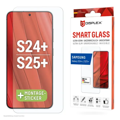 Displayschutzfolie für Galaxy S24+ | 9H Härte | DISPLEX