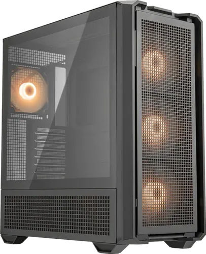 COUGAR Gaming MX600 RGB - Full Tower PC-Gehäuse - Vielseitiges Full Tower Gehäuse für ATX, EATX und Mini-ITX mit spektakulärer RGB-Beleuchtung in Blau, Grün und Rot – ideal für Gamer, die Stil und Funktionalität schätzen.