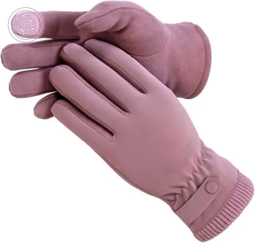 Kingmate Thermo Handschuhe Damen Winter Outdoor - Warme Fleece Fahrradhandschuhe mit Touchscreen-Funktion für höchsten Komfort und Flexibilität. Ideal für Outdoor-Aktivitäten und in verschiedenen modischen Farben erhältlich.