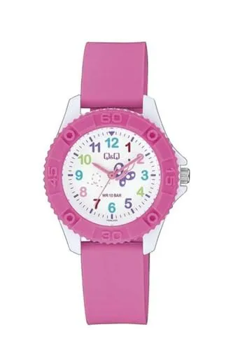 Q&Q Kinder Armbanduhren hQQ587, Silber