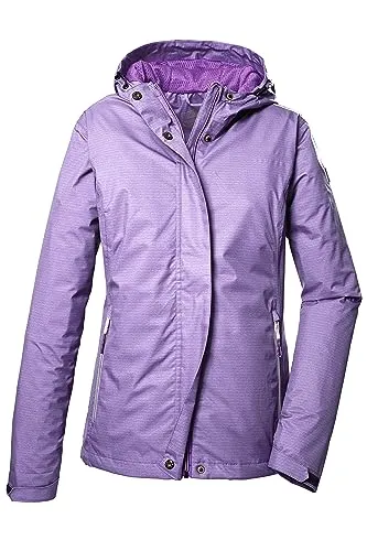 killtec Damen Funktionsjacke KOS 68 WMN JCKT - Funktionsjacke für Damen, 100% wasserdicht und atmungsaktiv mit 10.000 mm Wassersäule – ideal für Outdoor-Abenteuer bei jedem Wetter.