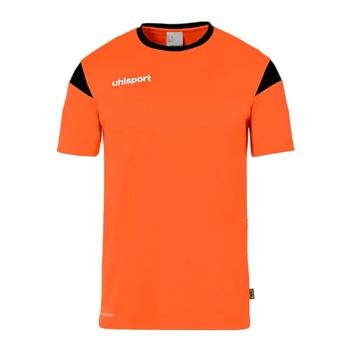 uhlsport Unisex Squad 27 Kurzarm Trikot, Fluo Orange/Schwarz, L EU