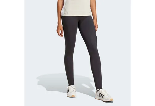 adidas Sportswear Leggings W BL SJ LEG - Sportleggings für Damen - Sport-Leggings aus 90% Baumwolle mit hohem Bund für Komfort und optimale Bewegungsfreiheit. Perfekt für Training und Freizeit, mit stylischem adidas 3-Streifen Logo.