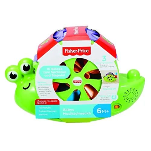 FISHER-PRICE - interaktives Spielzeug mit Musik, Lichtern und Formen zum Entdecken, fördert die Feinmotorik und sensorische Entwicklung, für Babys ab 6 Monaten, FRB88