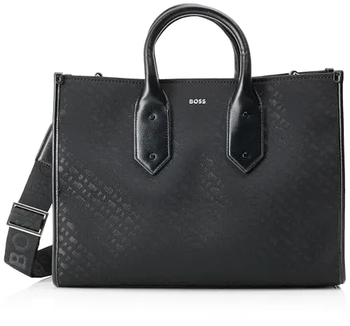 Boss Sandy Shopper Tasche 37 cm schwarz in schwarz von BOSS