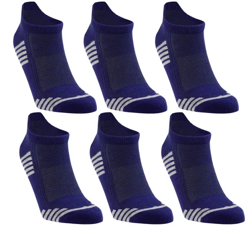 NoblesBox Sneakersocken Sportsocken - Kurzsocken - Laufsocken - Unisex Socken (Box, 6-Paar, 39-42 EU Größe) Bambussocken