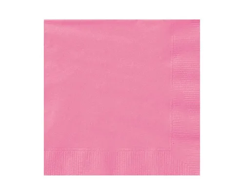 Unique Industries Inc. Hängedekoration Servietten Uni 25x25cm/20St. Magenta/Pink
