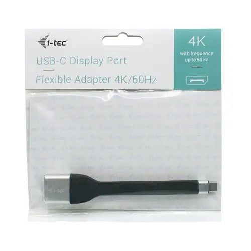 USB-C-zu-DisplayPort-Adapter i-Tec C31FLATDP60HZ Schwarz