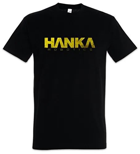 Urban Backwoods Hanka Logo Herren T-Shirt Schwarz Größe 3XL