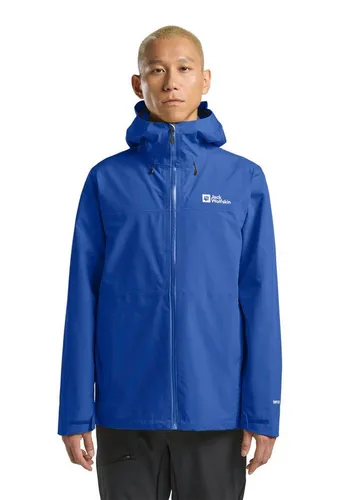 Jack Wolfskin Funktionsjacke HIGHEST PEAK 3L JKT M blau L (52) - Funktionsjacke für Herren, atmungsaktiv, wasserdicht und winddicht dank TEXAPORE ECOSPHERE, ideal für Outdoor-Aktivitäten bei jedem Wetter.
