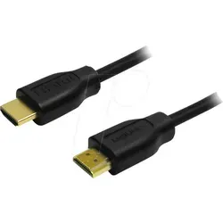 LOGILINK CH0045 - HDMI A Stk. > HDMI A Stk., 4K@30 Hz, schwarz, 7,5 m