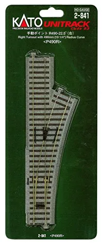 H0 Kato Unitrack 2-841 Weiche, rechts 246 mm
