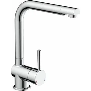 Naber Einhebelmischer Drive 1 chrom, 5011060 - Armaturen mit schwenkbarem Auslauf und 360° Schwenkbereich für maximale Flexibilität in Ihrer Küche oder im Bad.