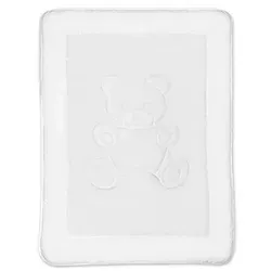 Kigatex - Kinder Bettdecke mit Bärchensteppung 100 x 135 cm für Kinder & Babys, Allergiker-geeigneten, für angenehme Träume - Weiß