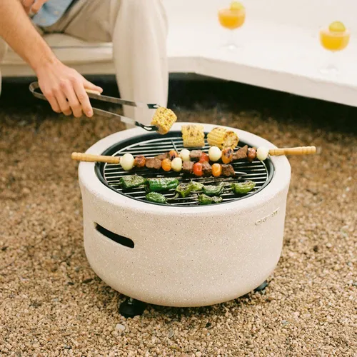 CREATE Feuerschale mit Grill für den Außenbereich