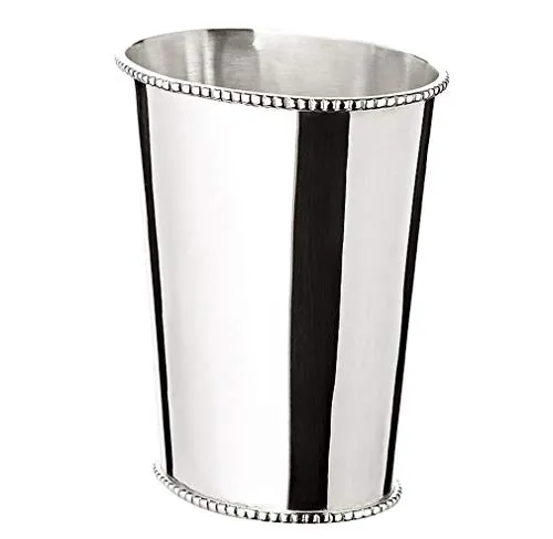 EDZARD Vase Perla (Höhe 16 cm), schwerversilbert, Blumenvase mit Perlenrand