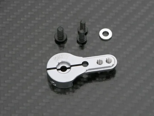 GPM RACING ALUMINIUM SERVOARM SERVOHEBEL SERVOHORN 24MM SILBER ELOXIERT