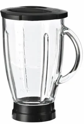 BOSCH Mixeraufsatz 00701104 Glasmixbecher - Küchenmaschinen Zubehör mit 1,75L Glasbehälter und Deckel, ideal zum Mixen und Zubereiten von Smoothies oder Suppen.