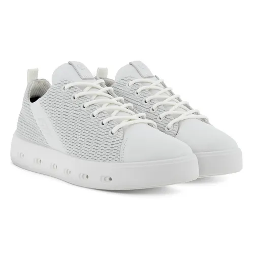 Ecco Street 720 Damen Sneaker - Wasserdicht und Robust - Sneaker aus hochwertigem Leder/Mesh mit wasserdichtem GORE-TEX® SURROUND® Schutz für optimalen Komfort und ein gutes Fußklima.