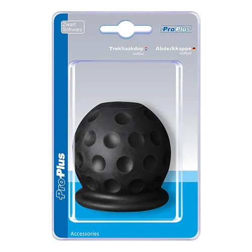 Abdeckkappe Golfball schwarz im Blister