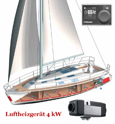 Webasto Marine Standheizung Air Top Evo 40, 12Volt, Multi Control